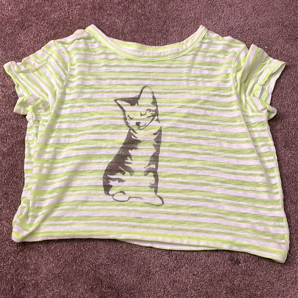 Aeropostale green sheer top